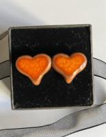 Ear studs  " Heart"