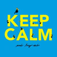 Keep Calm - blue