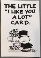 The little "I like you a lot" card